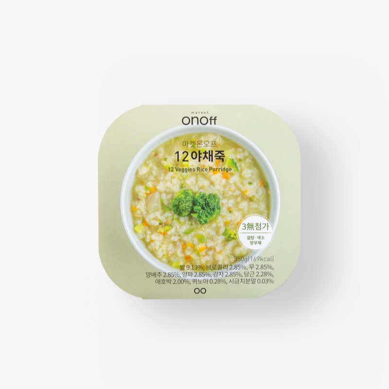 [마켓온오프] 12야채죽 (350g)